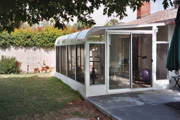Curved Sunroom